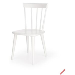 Skandynawskie krzesło ORTO - białe