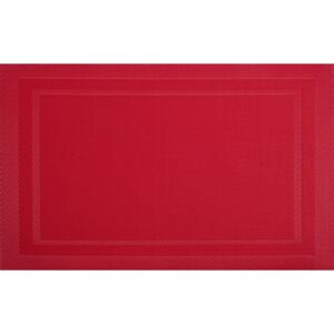 Mata stołowa PVC/PS czerwień 30x45cm VELVET