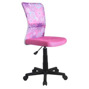 Fotel obrotowy DINGO różowy