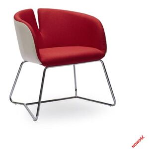 Nowoczesny fotel RANDI - czerwony