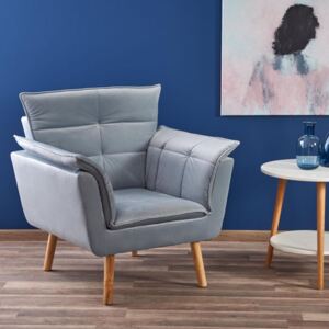 Wygodny fotel REZZO tapicerowany w stylu vintage