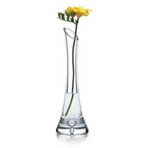 Wysmukły wazon ozdobny z łezką wys.20 cm szklany