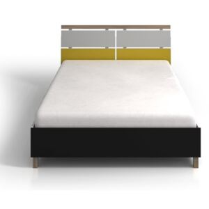 Drewniane łóżko do sypialni ze skrzynią Skandica Vaxholm BC