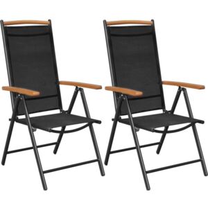 Składane krzesła ogrodowe Amareto 2 szt