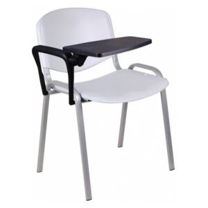 Krzesło konferencyjne z tworzywa ISO Nov z pulpitem