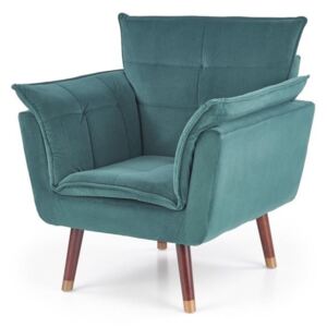 Fotel wypoczynkowy STYLE FURNITURE Rosie, zielony, 80x73x84 cm