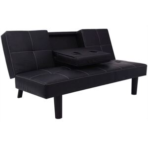 Nowoczesna wielofunkcyjna sofa Alexis - czarna