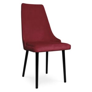 Bettso krzesło tapicerowane COTTO VELVET czerwony / KR02