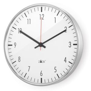 Zegar ścienny 35cm Zack Vedere srebrno-biały
