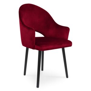 Bettso Krzesło tapicerowane BARI czerwony / KR02