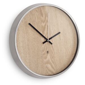 Zegar ścienny 31,8cm Umbra Madera jasnobrązowy