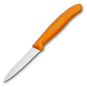 Nóż ząbkowany 19cm Victorinox pomarańczowy