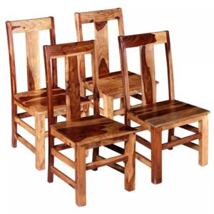 Krzesła do jadalni z drewna sheesham, 4 szt