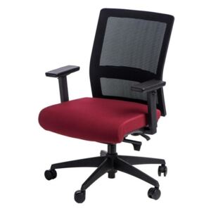 Fotel biurowy Press czarny/czerwony - Czarny || Czerwony