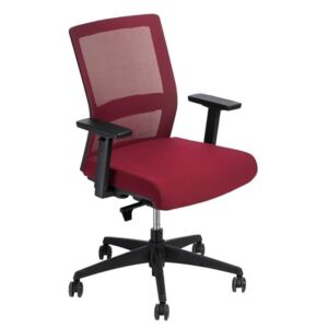 Fotel biurowy Press czerwony/czerwony - Czerwony