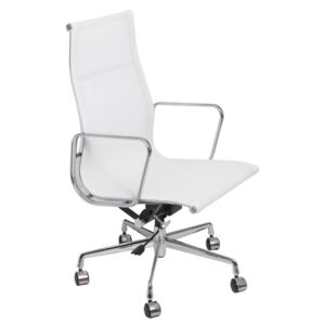 Fotel biurowy CH1191T biała siatka - Biały