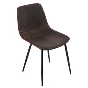 Krzesło Vigo brązowe ciemne 1025 - Brązowy