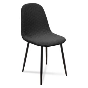 Krzesło TIMOR hexagen H96 szary ciemny/czarny - Szary