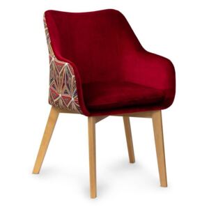 Krzesło MALAWI BL59 rubinowy - Czerwony