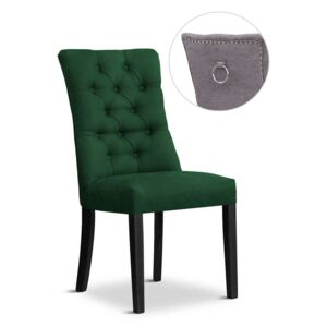 Krzesło LORD II zielony/ noga czarna/ BL78 - Zielony