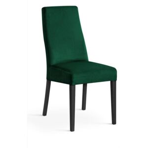 Krzesło VILLA zielony/ noga czarna/ KR19 - Zielony