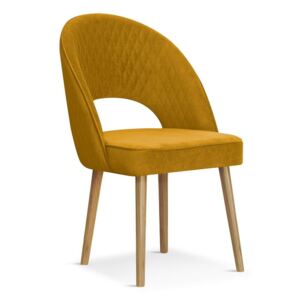 Krzesło PONTE miodowy/ noga dąb/ BL03 - Miodowy