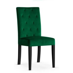 Krzesło ORLANDO zielony/ noga czarna/ KR19 - Zielony