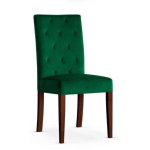 Krzesło ORLANDO zielony/ noga orzech/ KR19 - Zielony