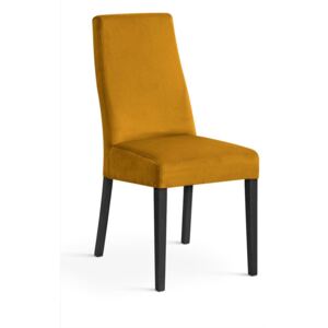 Krzesło VILLA miodowy/ noga czarna/ KR01 - Miodowy