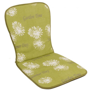 Siedzisko do niskiego fotela SAMOA zielony kwiat 30368-211