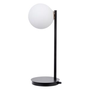 Minimalistyczna lampka stołowa Bella Biały