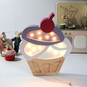 Lampka dziecięca LED Cupcake z włącznikiem Skropak