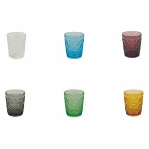 Zestaw 6 kolorowych szklanek Villa d'Este Marrakech, 240 ml