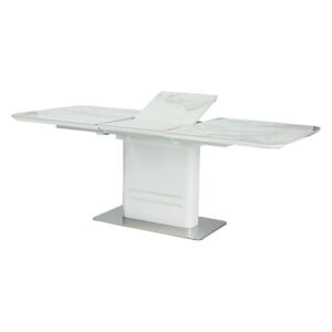 Stół CARTIER CERAMIC 160(210)x90 biały rozkładany