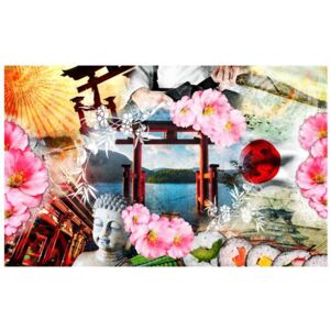 Fototapeta HD Orientalny kolaż zen, 100x70 cm