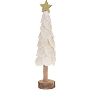 Dekoracja świąteczna Felt tree, biały