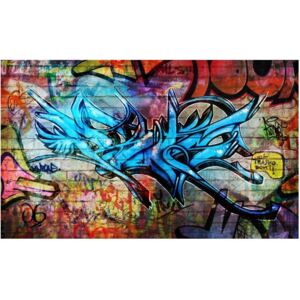 Fototapeta HD: Kolorowe graffiti, 450x270 cm
