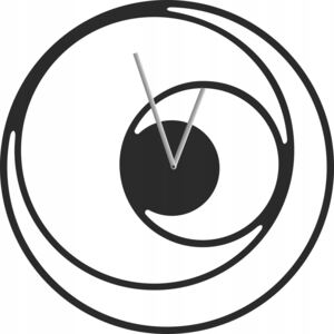 Zegar metalowy spirala 40cm