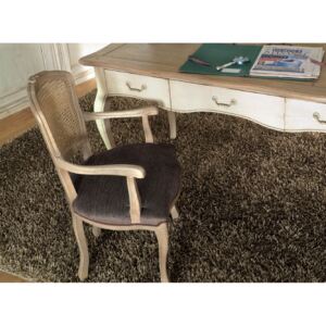 Prowansalski fotel z tapicerowanym oparciem i siedziskiem - prosto z Włoch - Interiors Italia