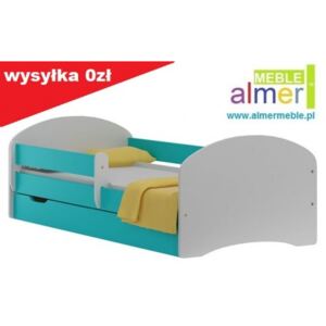 AQUA N20S łóżko dziecięce z SZUFLADA 160/80