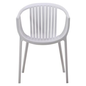 Nowoczesne krzesło z tworzywa K 1043 - kolor szary