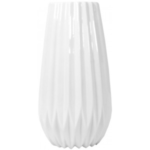 Ceramiczny wazon dekoracyjny biały duży