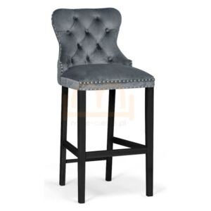 Hoker - krzesło barowe MADAME kolor szary