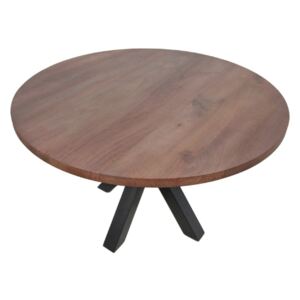 Okrągły stół z blatem z drewna mangowca HMS collection, ⌀ 120 cm