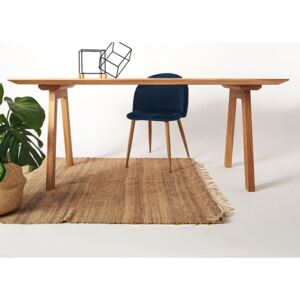 Nowoczesny drewniany dębowy stół IRVING / 180x90 cm