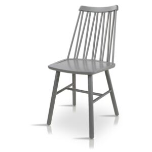 Klasyczne krzesło drewniane K 1001 - kolor szary