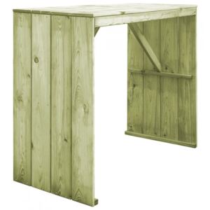 Stół barowy, impregnowane drewno sosnowe FSC, 130x60x110 cm