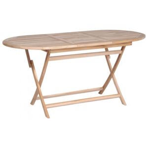 Stół z litego drewna tekowego, 160 x 80 x 75 cm