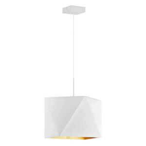 Geometryczna lampa wisząca z białym stelażem - EX305-Marsylex - 5 kolorów