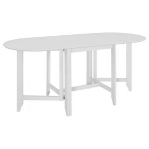 Rozsuwany stół jadalniany, biały, (75-180) x 75 x 74 cm, MDF